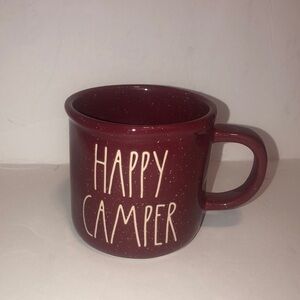 Rae Dun Dark Red “ Happy Camper” Mug